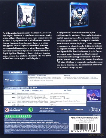 Maleficent / Maleficent: Mistress of Evil (Czarownica 1-2) [2xBlu-Ray]