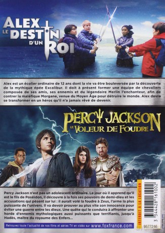 The Kid Who Would Be King / Percy Jackson & the Olympians: The Lightning Thief (Dzieciak, który został królem / Percy Jackson i Bogowie Olimpijscy: Złodziej pioruna) [2DVD]