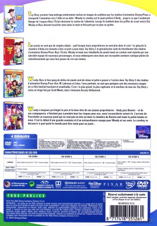 Toy Story 1-4 (Disney) [4DVD]