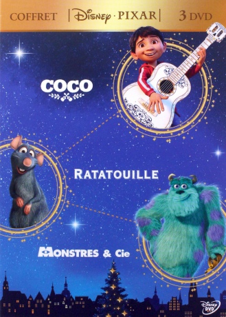 Coco / Ratatouille / Monsters, Inc. (Coco / Ratatuj / Potwory i spółka) [BOX] [3DVD]