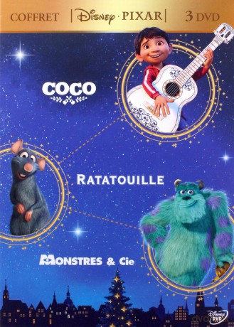 Coco / Ratatouille / Monsters, Inc. (Coco / Ratatuj / Potwory i spółka) [BOX] [3DVD]