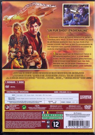 Solo: A Star Wars Story (Han Solo: Gwiezdne wojny - historie) [DVD]