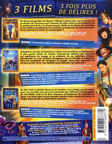Night at the Museum 1-3 (Noc w Muzeum 1-3) [3xBlu-Ray]