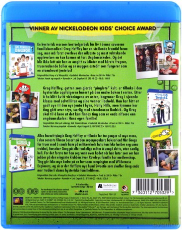 Diary of a Wimpy Kid 1-3 (Dziennik cwaniaczka 1-3) [3xBlu-Ray]