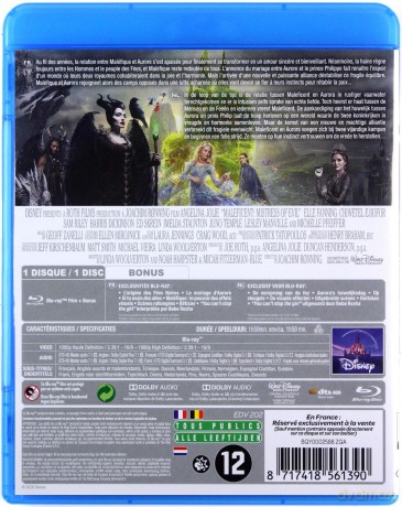 Maleficent: Mistress of Evil (Czarownica 2) [Blu-Ray]