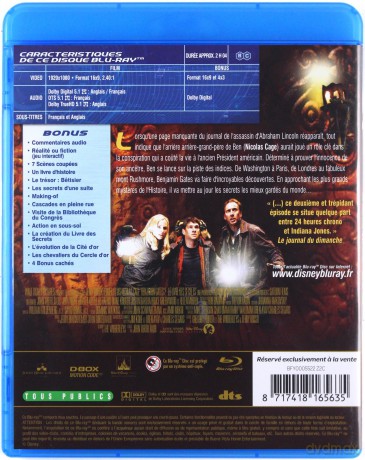 Skarb narodów: Księga tajemnic [Blu-Ray]