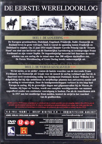 Oorlog in Woord en Beeld 08: De Eerste Wereldoorlog 1914-1918  [DVD]