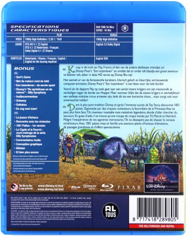 A Bug's Life (Dawno temu w trawie) [Blu-Ray]