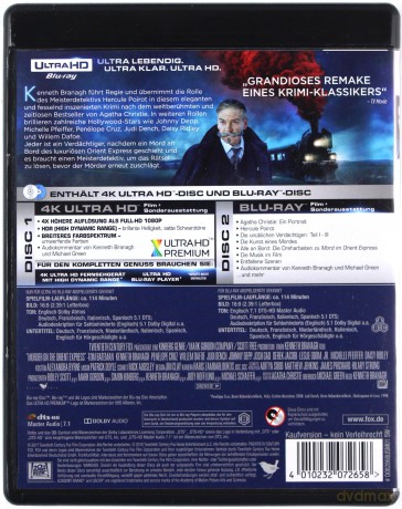 Morderstwo w Orient Expressie [Blu-Ray 4K]+[Blu-Ray]