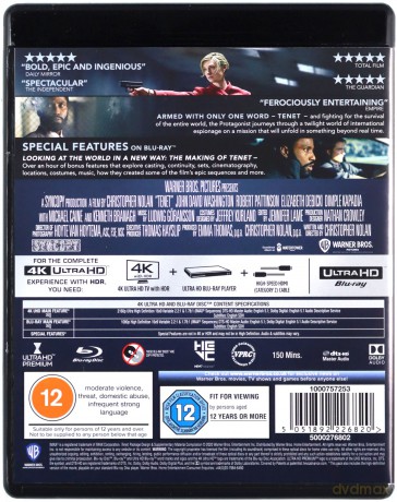 Tenet [Blu-Ray 4K]+[2xBlu-Ray]