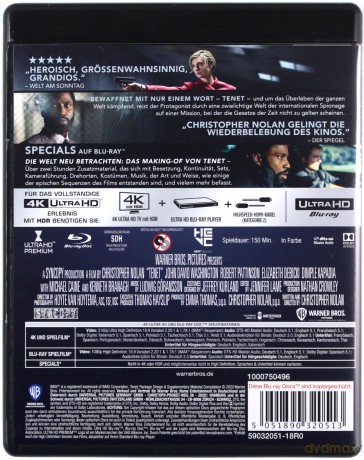 Tenet [Blu-Ray 4K]+[Blu-Ray]