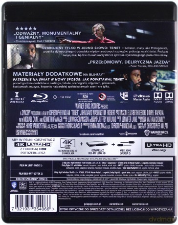 Tenet [Blu-Ray 4K]+[2xBlu-Ray]