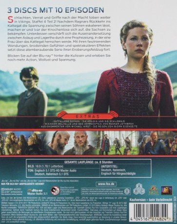 Vikings: Season 4 Vol. 2 (Wikingowie) [3xBlu-Ray]