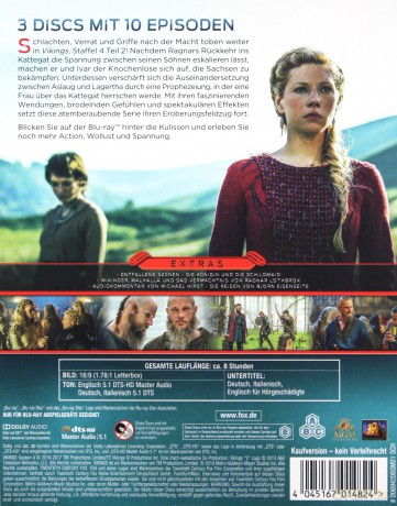 Vikings: Season 4 Vol. 2 (Wikingowie) [3xBlu-Ray]