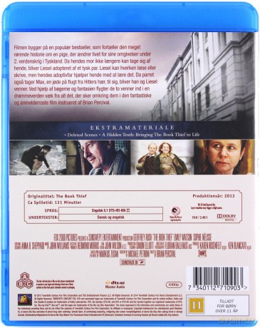 The Book Thief (Złodziejka książek) [Blu-Ray]