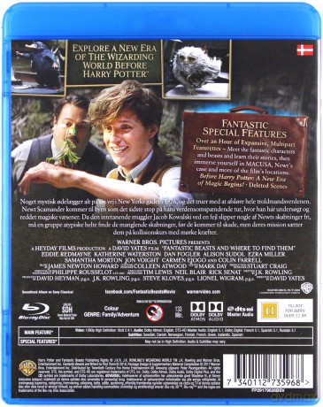 Fantastic Beasts and Where to Find Them (Fantastyczne zwierzęta i jak je znaleźć) [Blu-Ray]