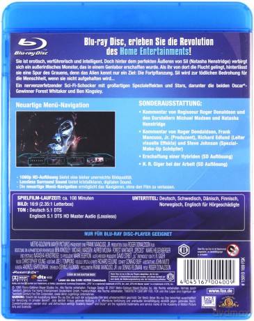 Species (Gatunek) [Blu-Ray]