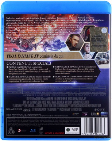 Final Fantasy XV: Gwardia Królewska [Blu-Ray]