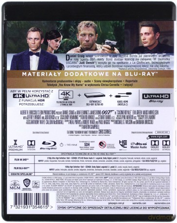 007 James Bond Casino Royale [Blu-Ray 4K]+[Blu-Ray]