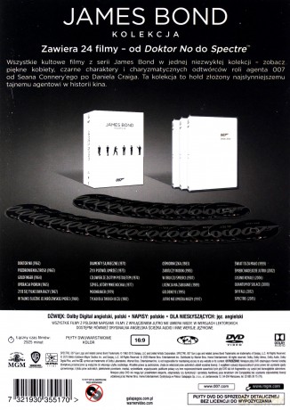 007 James Bond Kompletna Kolekcja [BOX] [24DVD]