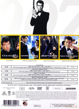 007 James Bond Pierce Brosnan Kolekcja [4DVD]