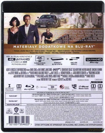 007 James Bond Quantum of Solace [Blu-Ray 4K]+[Blu-Ray]