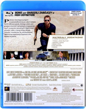 007 James Bond Quantum Of Solace [Blu-Ray]