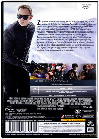007 James Bond Spectre [DVD]