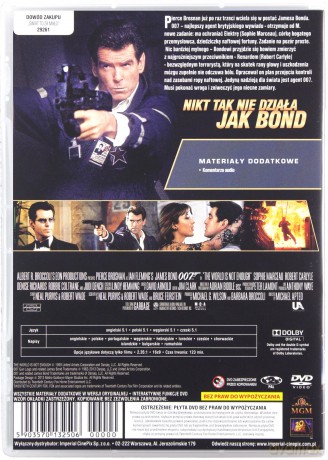 007 James Bond Świat To Za Mało [DVD]