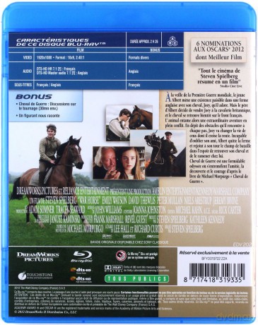War Horse (Czas wojny) [Blu-Ray]