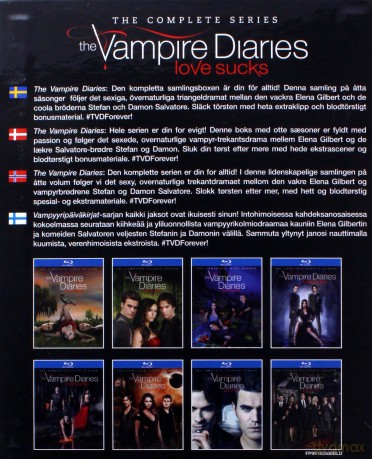 The Vampire Diaries Season 1-8 (Pamiętniki wampirów) [BOX] [30xBlu-Ray]