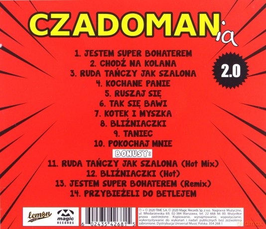 Czadoman: Czadomania 2.0 [CD]