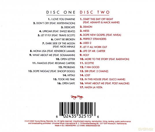 Lil Wayne: The Carter V (Deluxe) [2CD]