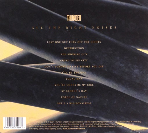 Thunder: All The Right Noises [CD]