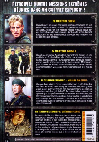 Behind Enemy Lines 1-4 (Za linią wroga 1-4) [BOX] [4DVD]