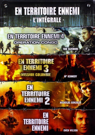 Behind Enemy Lines 1-4 (Za linią wroga 1-4) [BOX] [4DVD]