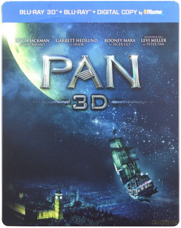 Pan (Piotruś. Wyprawa do Nibylandii) (steelbook) [Blu-Ray 3D]+[Blu-Ray]