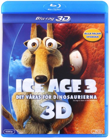 Ice Age: Dawn of the Dinosaurs (Epoka lodowcowa 3: Era dinozaurów) [Blu-Ray 3D]+[Blu-Ray]