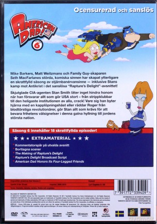 American Dad vol. 6 (Amerykański tata) [3DVD]
