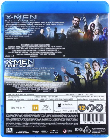 X-Men: Pierwsza klasa / Days of future past [2xBlu-Ray]