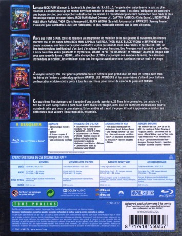 The Avengers 1-4 [BOX] [4xBlu-Ray]