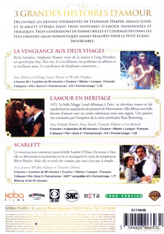 One-Eyed Jacks / Mistral's Daughter / Scarlett (Dwa oblicza zemsty / Córka Mistrala) [6DVD]