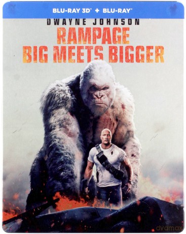 Rampage: Dzika furia (steelbook) [Blu-Ray 3D]+[Blu-Ray]