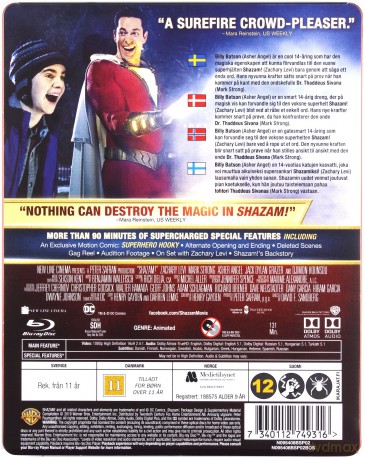 Shazam! (steelbook) [Blu-Ray]