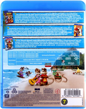 Alvin and the Chipmunks 1-3 (Alvin i wiewiórki 1-3) [3xBlu-Ray]