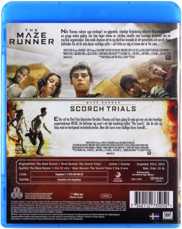 The Maze Runner / Maze Runner: The Scorch Trials (Więzień labiryntu / Więzień labiryntu: Próby ognia) [2xBlu-Ray]