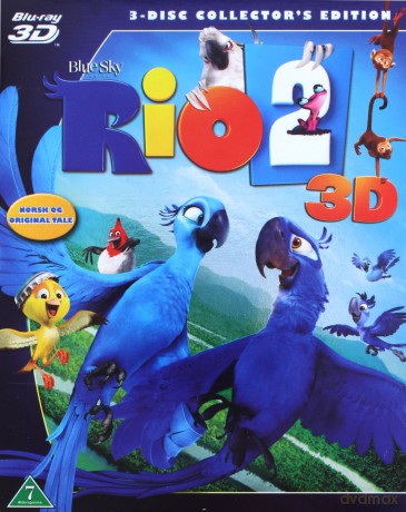 Rio 2 [Blu-Ray 3D]+[Blu-Ray]+[DVD]