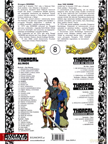 Thorgal Tom 08: Alinoe (twarda) - Rosiński - Van Hamme [KSIĄŻKA]