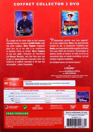 Mary Poppins / Mary Poppins Returns (Mary Poppins powraca) [2DVD]