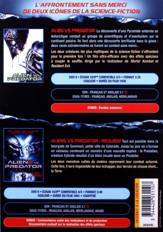 Alien vs. Predator 1-2 (Obcy kontra Predator 1-2) [2DVD]